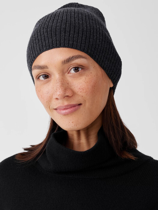 Merino Thermal Rib Hat in Regenerative Wool
