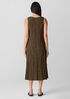 Crushed Silk V-Neck Dress
