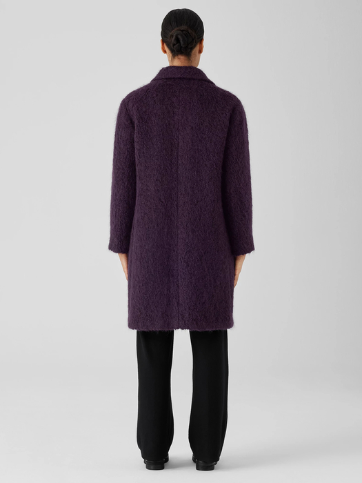 Alpaca Boucle Notch Collar Coat