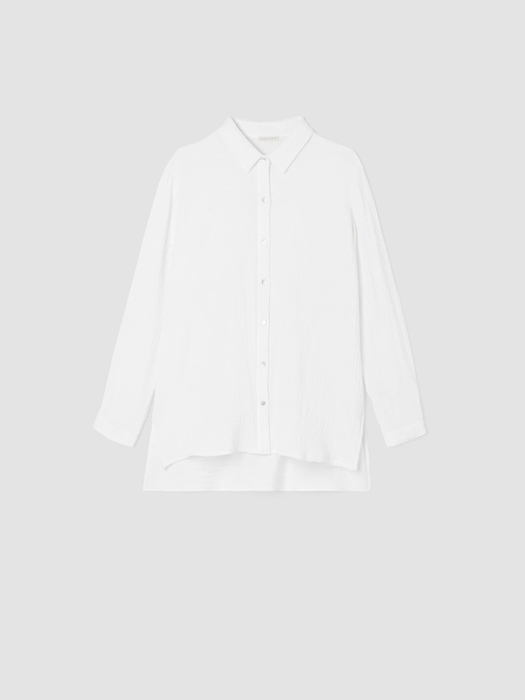 Organic Cotton Gauze Classic Collar Shirt