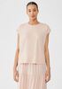 Fine Jersey Shirred-Back Top