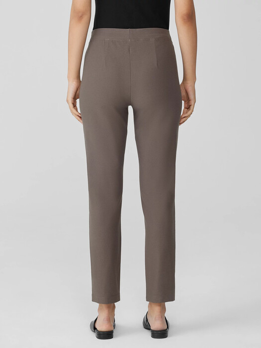 Washable Stretch Crepe Slim Pant