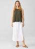 Lightweight Organic Cotton Terry A-Line Skirt
