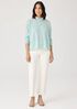 Italian Cashmere Scrunch Neck Top