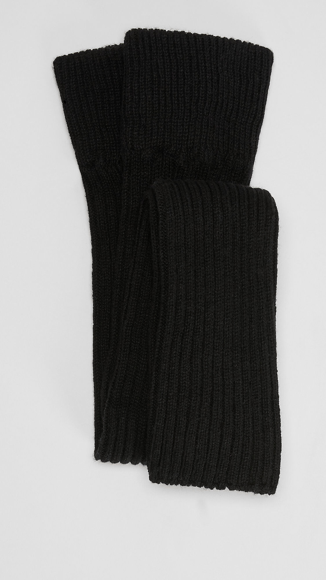 Cozy Recycled Nylon Cashmere Ribbed Leg Warmers