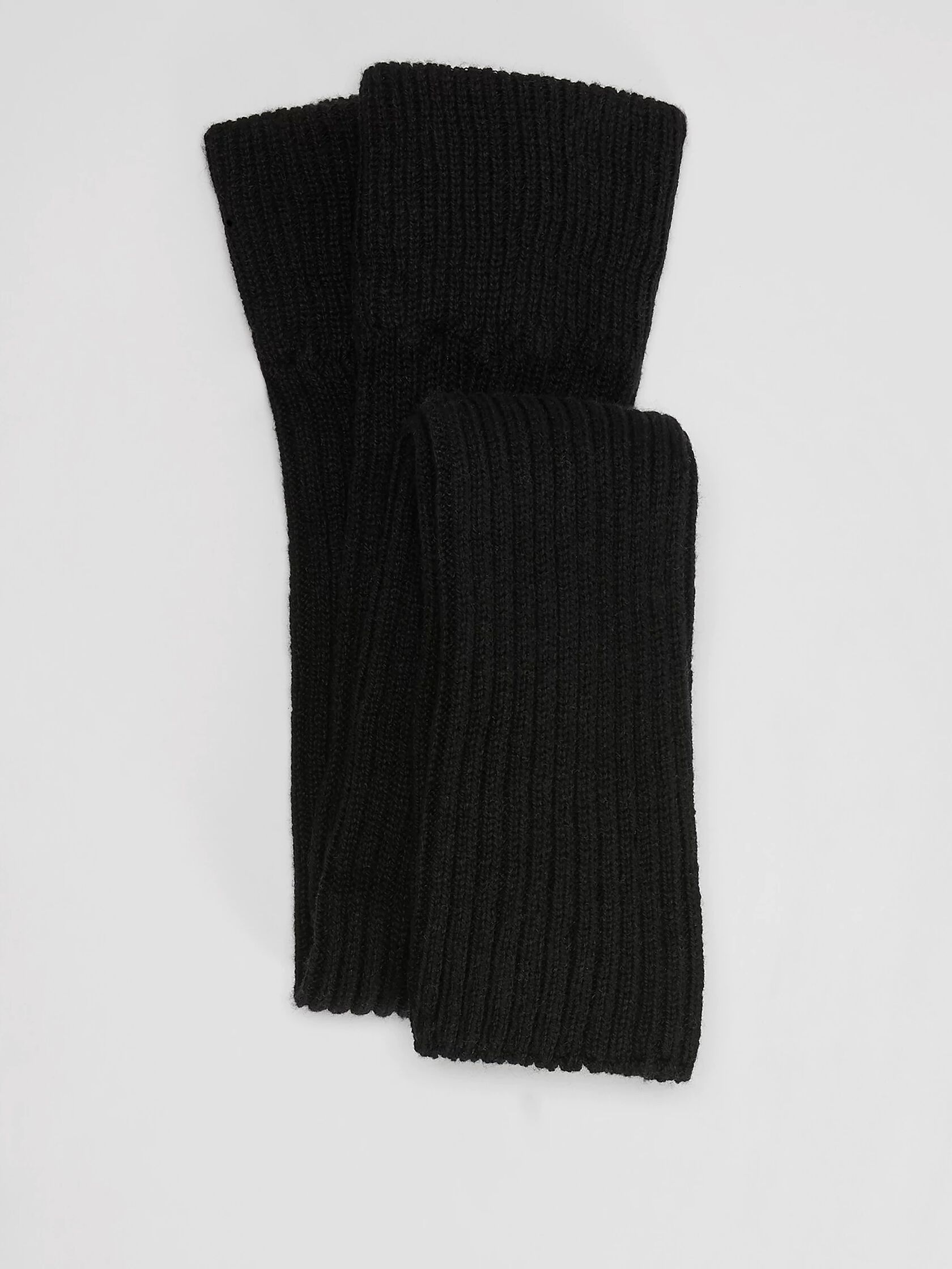 Cozy Recycled Nylon Cashmere Ribbed Leg Warmers