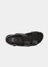 Curve Tumbled Leather Sandal