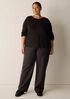 Superfine Merino Crew Neck Top in Regenerative Wool