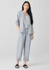 Organic Linen High Collar Jacket