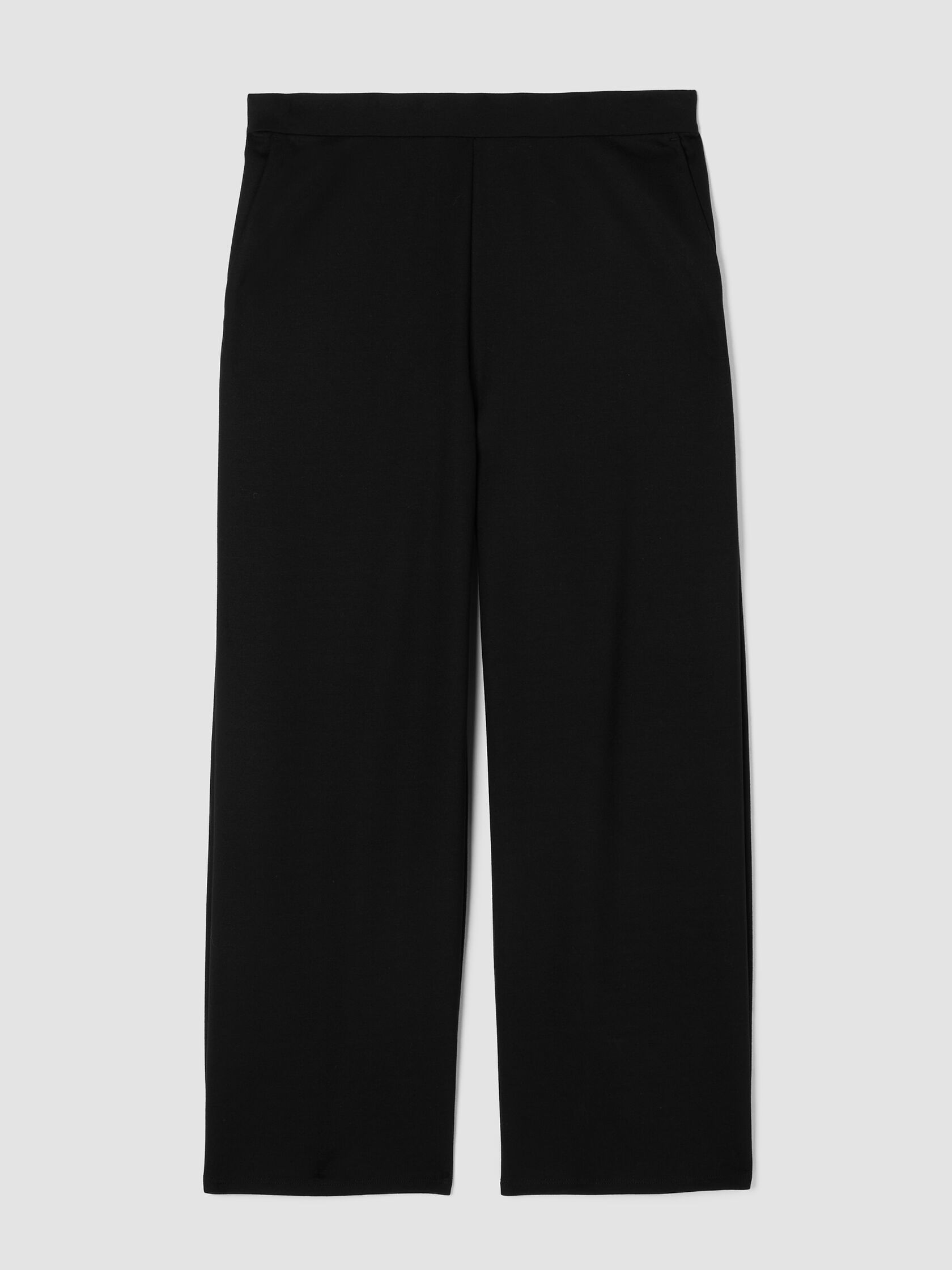 Washable Flex Ponte Wide-Leg Pant