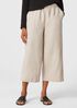 Linen Blend Wide-Leg Pant