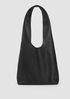 Textured Italian Leather Shopper Tote