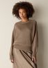 Sleek Viscose Wedge Sweater