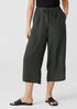 Washed Silk Habutai Wide-Leg Pant