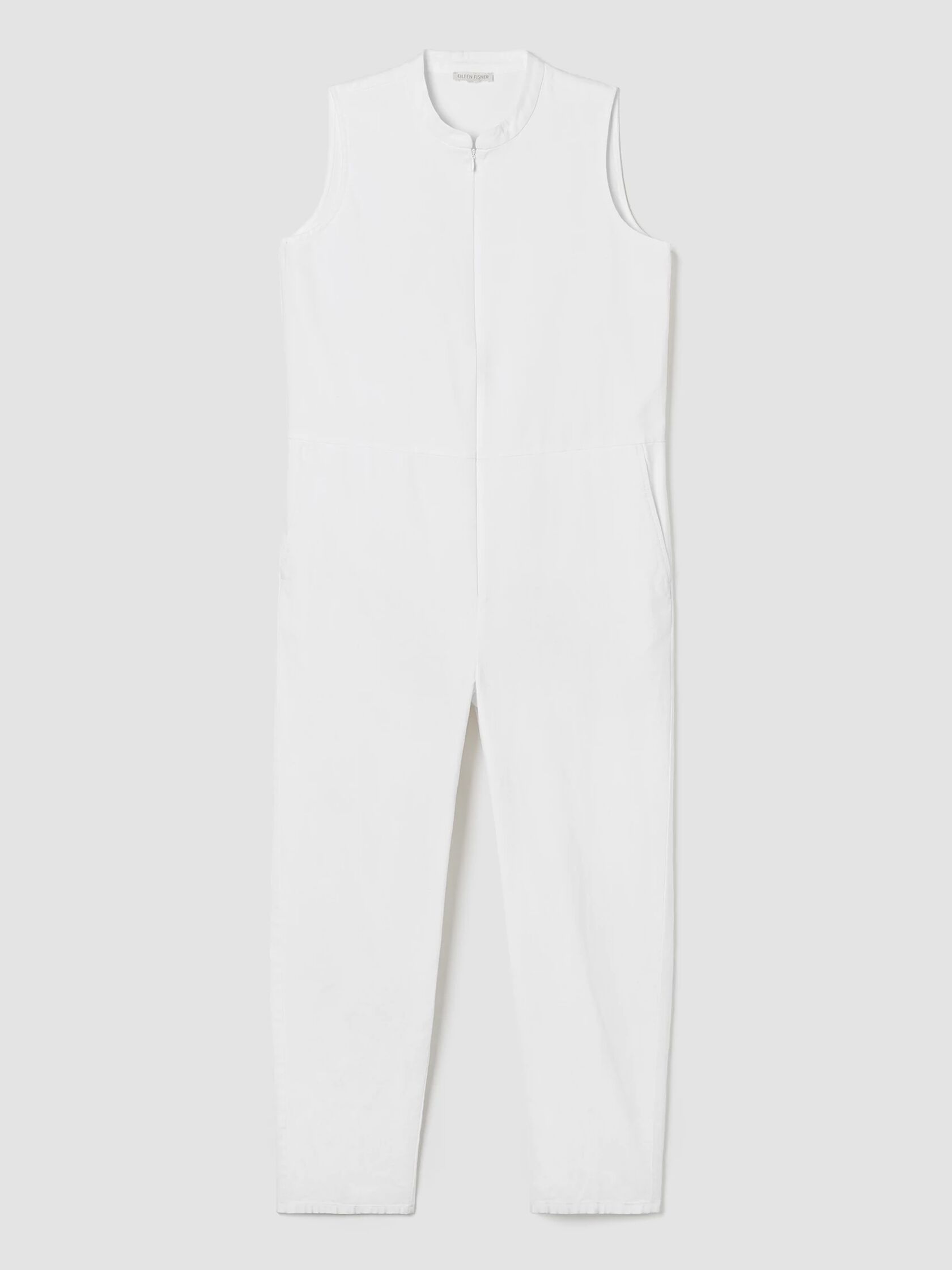 Cotton Hemp Stretch Jumpsuit