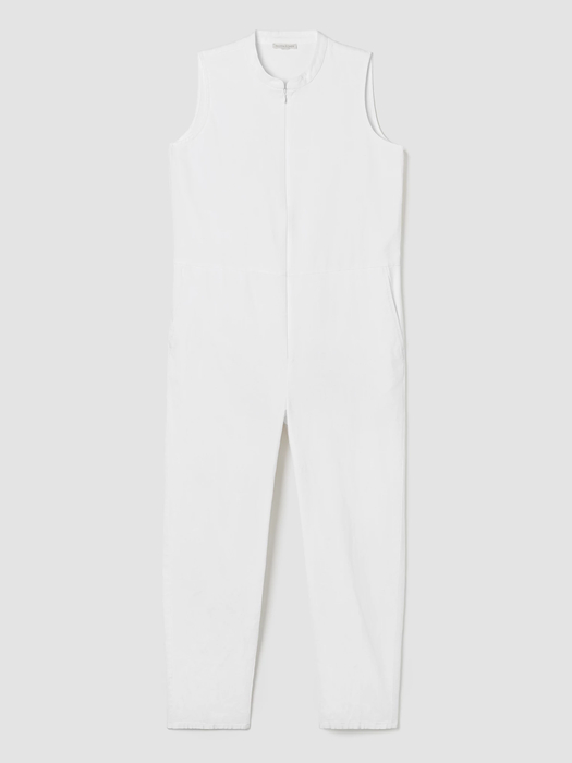 Cotton Hemp Stretch Jumpsuit