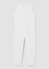 Cotton Hemp Stretch Jumpsuit