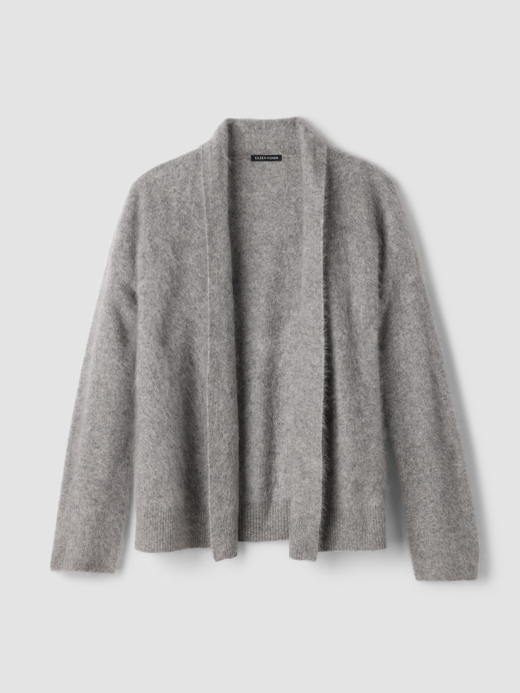 Cashmere Fluff High Collar Cardigan
