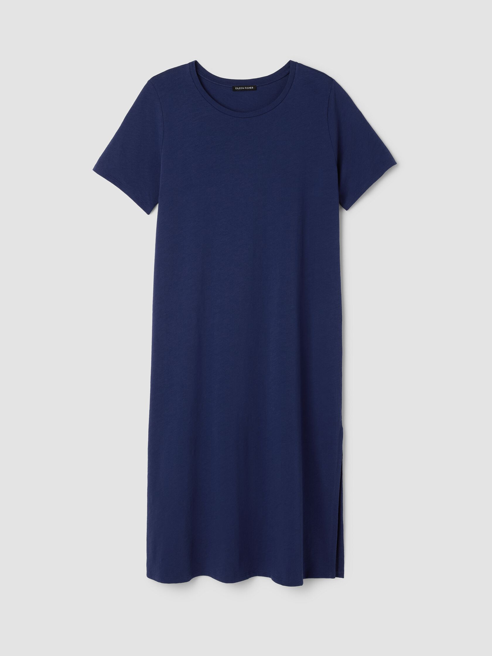 Cozy Organic Cotton Slub Tee Dress