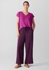 Organic Linen Jersey V-Neck Tee