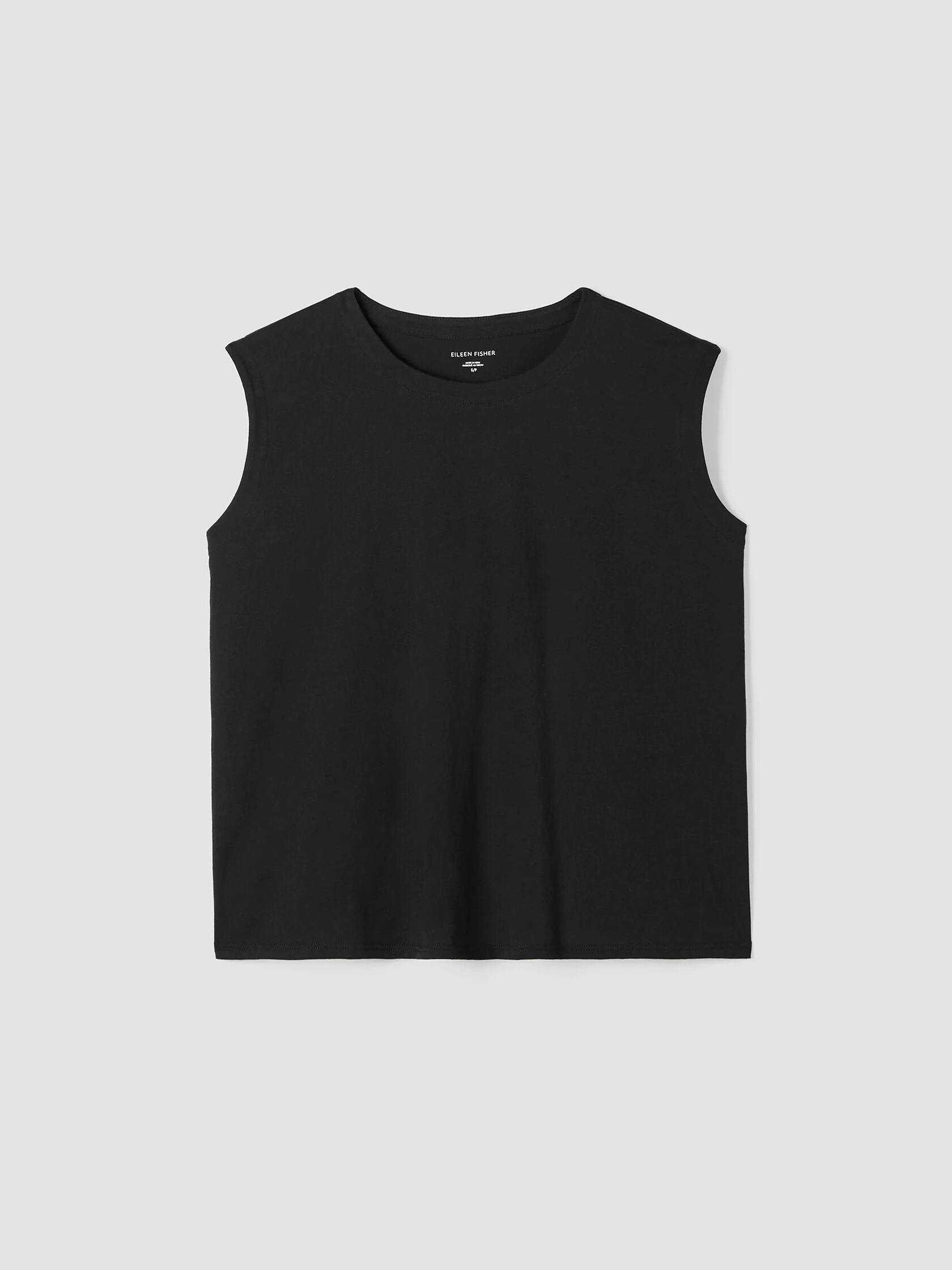 Organic Pima Cotton Jersey Round Neck Tank