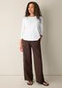 Organic Pima Cotton Jersey 3/4-Sleeve Tee