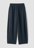 Organic Cotton Boucle Knit Barrel Pant
