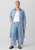 Airy Organic Cotton Twill Shirtdress