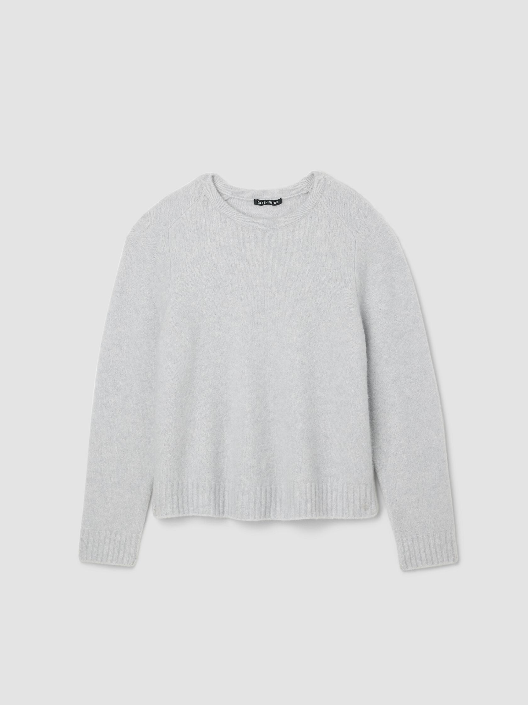 Cashmere Silk Boucle Bliss Crew Neck Top