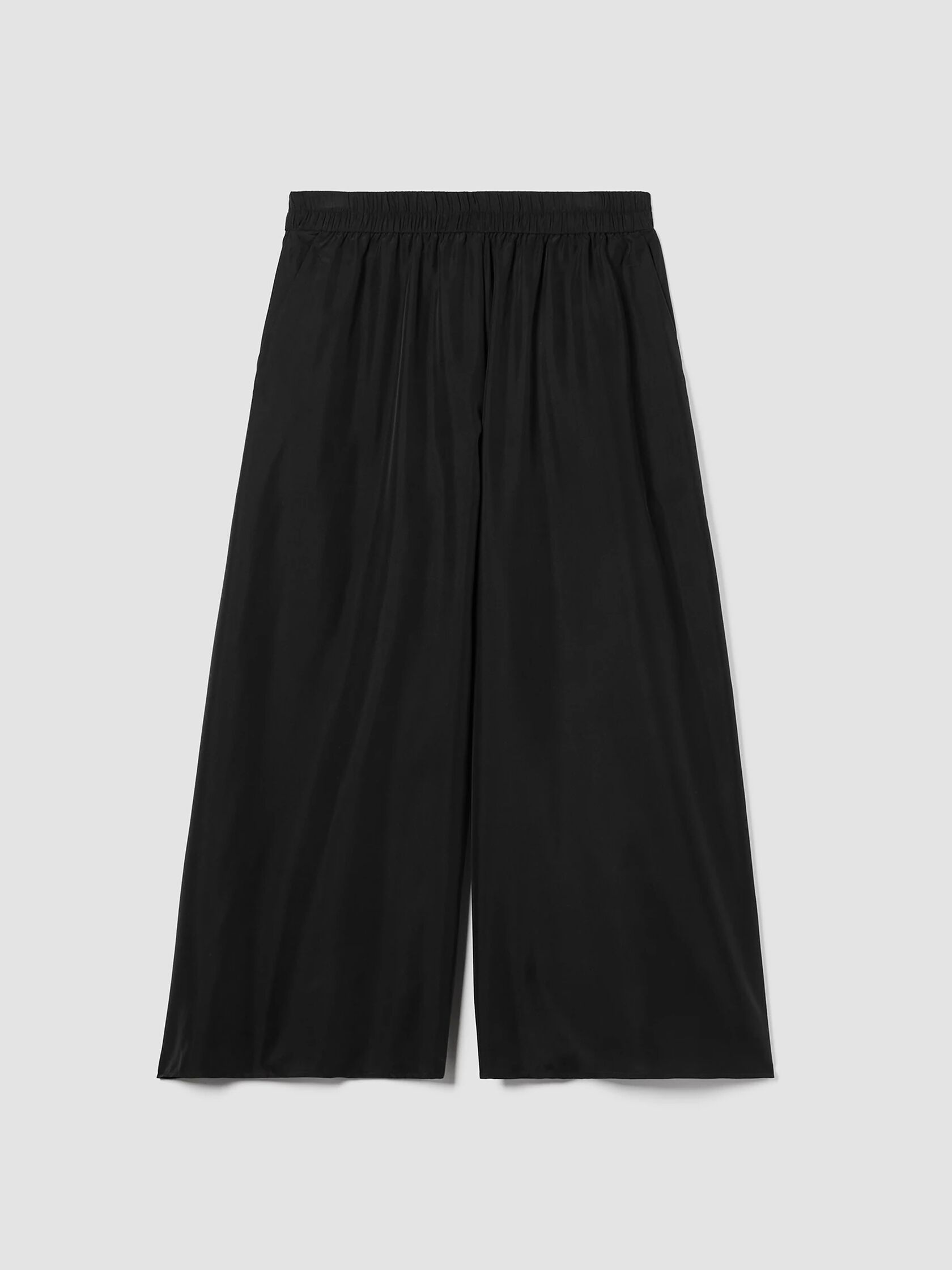 Washed Silk Skirt Pant