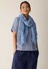 Organic Linen Cotton Squares Scarf