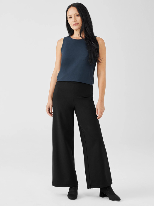 Washable Flex Ponte Wide-Leg Pant