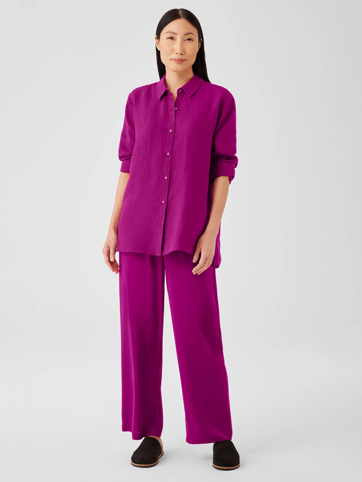 eileen fisher silk crepe cigarette pants Silk Georgette Crepe Straight Pant eileen fisher silk crepe cigarette pants Silk Georgette Crepe Straight Pant