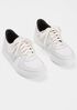 Trainer Leather and Canvas Sneaker