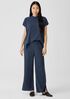 Woven Plisse Straight Pant