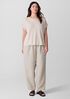 Organic Linen Cotton Square Top