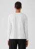 Organic Pima Cotton Jersey Round Neck Top