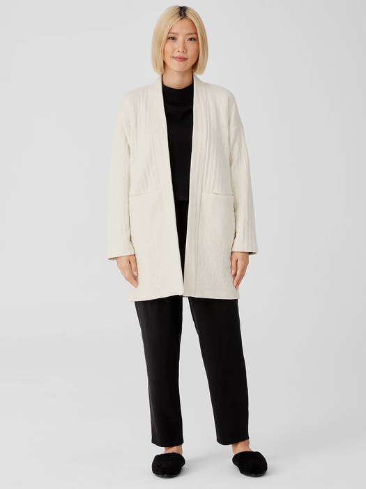 Organic Cotton Channels High Collar Jacket