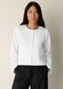 Organic Cotton Jacquard Round Neck Jacket