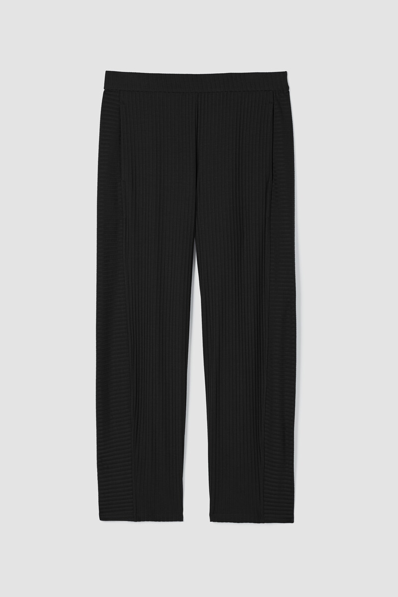 Textured Stretch Rib Lantern Pant Textured Stretch Rib Lantern Pant