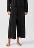 Cozy Organic Cotton Interlock Wide-Leg Pant