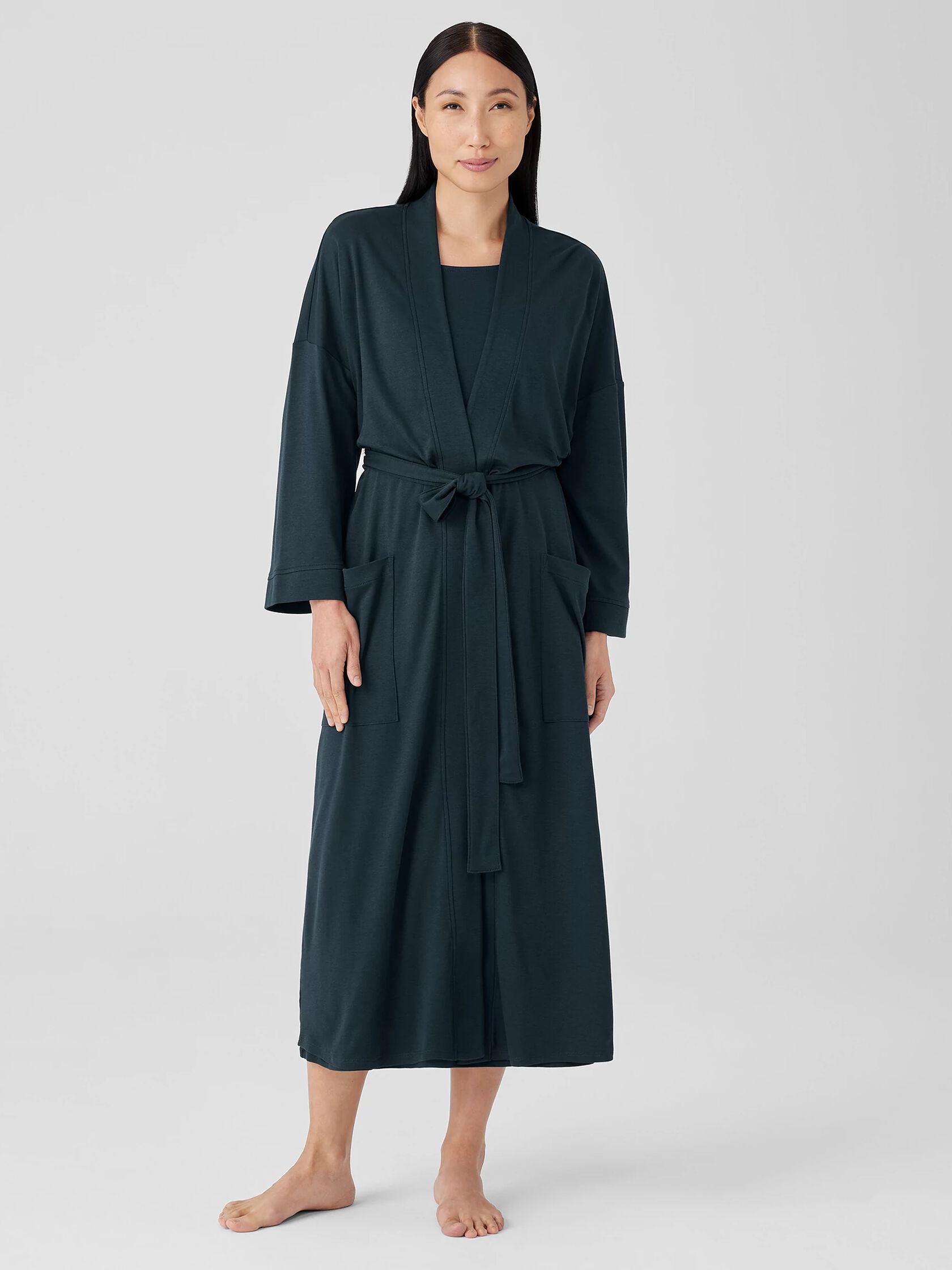 Organic Cotton Interlock Sleep Robe