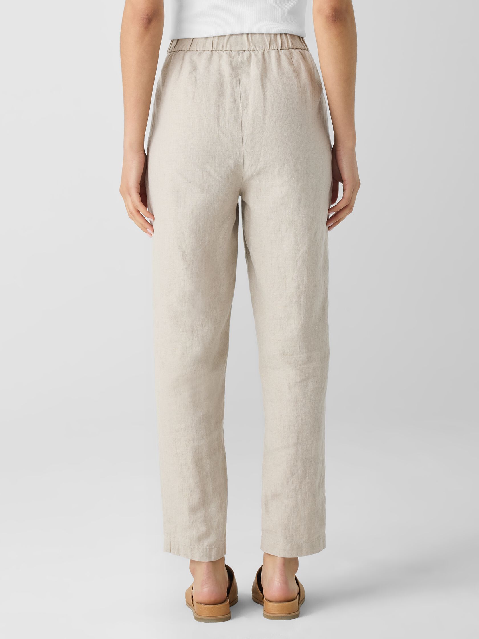 Organic Linen Tapered Pant