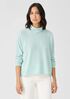 Italian Cashmere Scrunch Neck Top