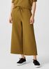 Organic Cotton French Terry Wide-Leg Pant