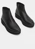 Nann Wedge Bootie in Leather