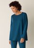 Cozy Brushed Terry Hug Long Box-Top