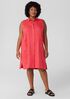 Garment-Dyed Organic Linen Classic Collar Dress