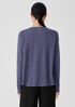 Organic Linen Jersey Crew Neck Top