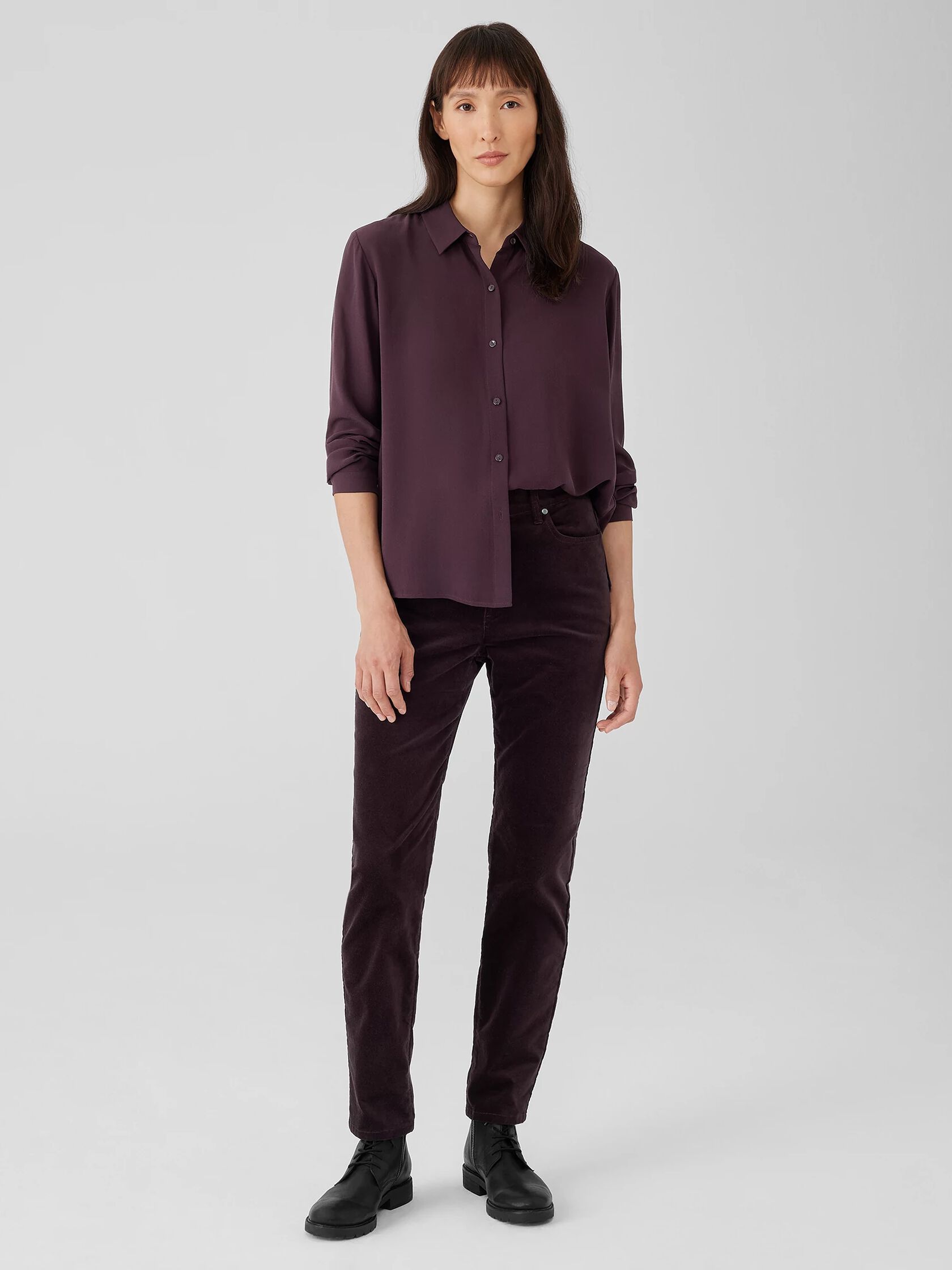 Organic Cotton Stretch Velveteen Pant